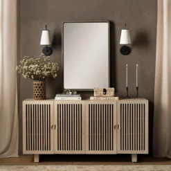 Shagreen Rectangle Mirror -US Home Decoration Sales Store 20230316 SS Furniture 001