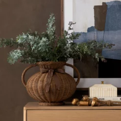 Antonia Woven Vase -US Home Decoration Sales Store 20230821 SS Holiday Decor 018 T