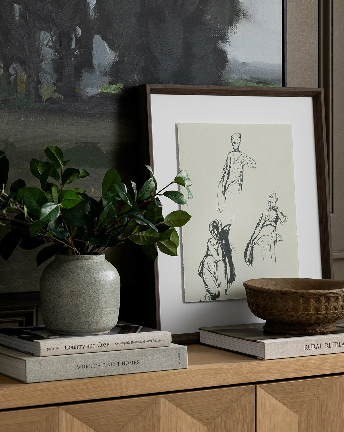 Faux Gardenia Leaf Stem 4 Faux Gardenia Leaf Stem - Image 2