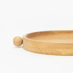 Allard Wood Serving Tray -US Home Decoration Sales Store AllardWoodServingTray MKTN0787 NAT OS D2