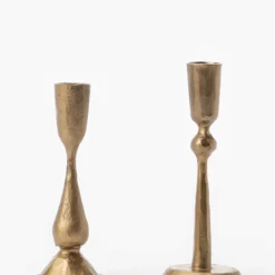 Antique Brass Taper Candle Holder