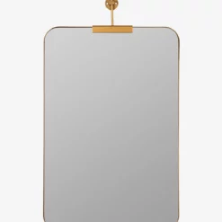 Anwen Wall Mirror -US Home Decoration Sales Store AnwenWallMirrorBrass MMIR0157 BRS 24x44 MAIN