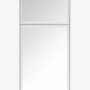 Ariel Rectangle Mirror -US Home Decoration Sales Store ArielRectangleMirror MMIR0308 CGY 22x42 MAIN