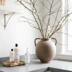 Rounded Dual Handled Vase -US Home Decoration Sales Store Bath Styled 18