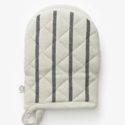 Black Striped Oven Mitt -US Home Decoration Sales Store BlackStripedOvenMitt MKTN1101 CRM OS D1 T