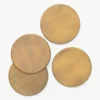 Brass Coasters (Set Of 4) -US Home Decoration Sales Store BrassCoasters Setof4 MKTN0965 BRS S4 MAIN