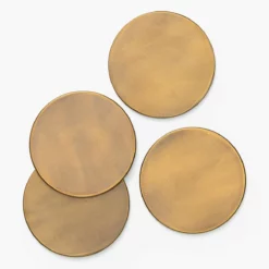 Brass Coasters (Set Of 4)