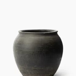 Brushed Charcoal Vase