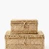 Cielo Cane Boxes (Set Of 2)