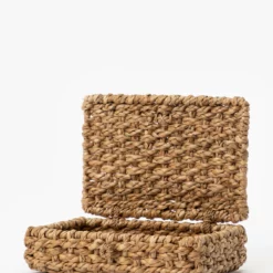 Corinne Woven Box -US Home Decoration Sales Store CorinneWovenBox MDCR2611 NAT D1