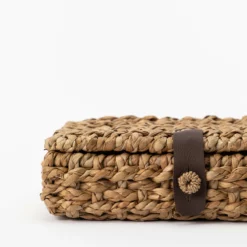 Corinne Woven Box -US Home Decoration Sales Store CorinneWovenBox MDCR2611 NAT D2