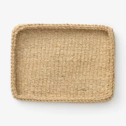 Deryn Woven Tray -US Home Decoration Sales Store DerynWovenTray MBTH0321 NAT L MAIN