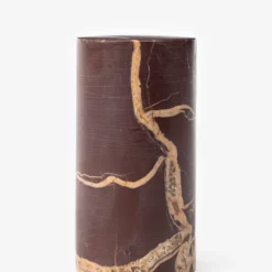 Diani Marble Cylinder Object -US Home Decoration Sales Store DianiMarbleCylinderObject MDCR2804 RED OS D2 T