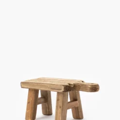 Distressed Wood Pedestal