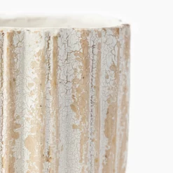 Eleonora Paper Mache Pot -US Home Decoration Sales Store EleonoraPaperMachePot MDCR2746 NAT OS D1 T