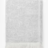 Esma Gray Fringed Throw -US Home Decoration Sales Store EsmaGrayFringedThrow MBED0249 GRY 50x70 MAIN T