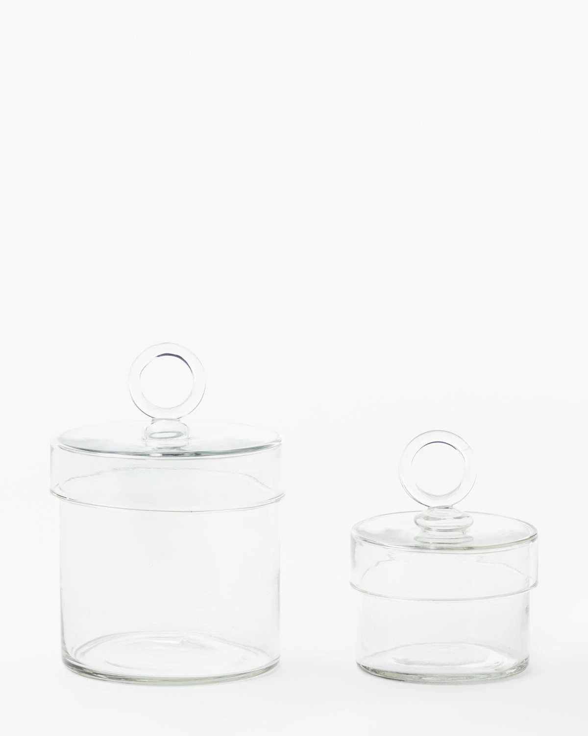 Glass Lidded Canister 3 Glass Lidded Canister