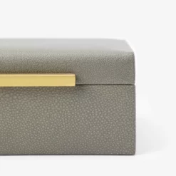 Gray Shagreen Box 13 Gray Shagreen Box -US Home Decoration Sales Store GrayShagreenBox MDCR2448 GRY OS D2