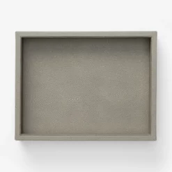 Gray Shagreen Tray