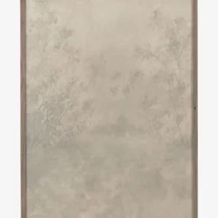 Gray Smudged Tree Painting