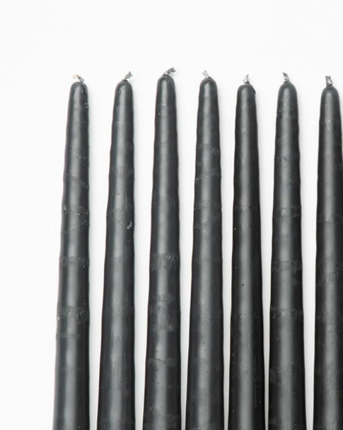 Gray Taper Candles (Set Of 12) 6 Gray Taper Candles (Set Of 12) - Image 4