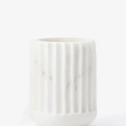 Grayson White Marble Vase
