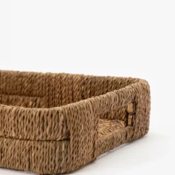 Hand-Woven Bankuan Tray -US Home Decoration Sales Store Hand WovenBankuanTray MDCR2488 NAT OS D2
