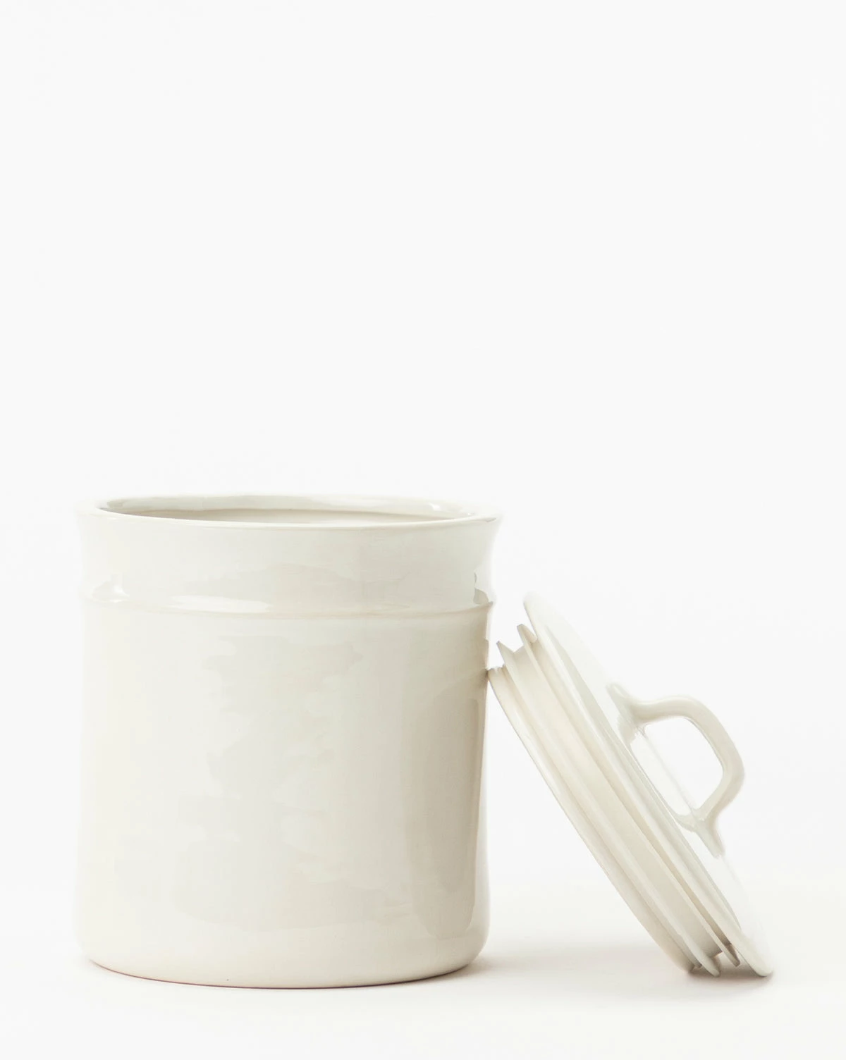 Handled Ceramic Canister 6 Handled Ceramic Canister - Image 5