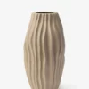 Bloomingville Ione Fluted Vase -US Home Decoration Sales Store IoneFlutedVase MDCR2753 TAN OS MAIN T