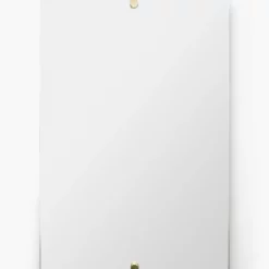 Jacob Rectangular Mirror -US Home Decoration Sales Store JacobRectangularMirror MMIR0245 BRS 26x38 MAIN