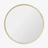 Jillian Round Faux Shagreen Mirror -US Home Decoration Sales Store JillianRoundFauxShagreenMirror MMIR0306 IVR 32 MAIN 67c3871a b485 4b05 b555 2349198595c4