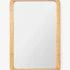 Jovie Woven Rectangle Mirror 2 Jovie Woven Rectangle Mirror -US Home Decoration Sales Store JovieWovenRectangleMirror MMIR0224 NAT 30x20 MAIN