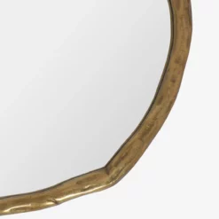 Keira Round Mirror -US Home Decoration Sales Store KeiraRoundMirror MMIR0280 GLD 24 D2