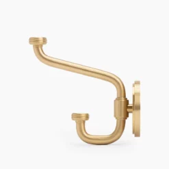 Kent Double Brass Hook -US Home Decoration Sales Store KentSingleBrassHook MDCR2388 SBR DBL D1