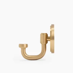 Kent Single Brass Hook 7 Kent Single Brass Hook -US Home Decoration Sales Store KentSingleBrassHook MDCR2388 SBR SGL D1