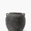 Large Black Handled Jar -US Home Decoration Sales Store LargeBlackHandledJar MDCR2483 CHR OS MAIN