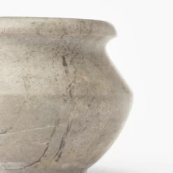 Leo Marble Vase -US Home Decoration Sales Store LeoMarbleVase MDCR2436 GRY OS D1