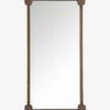 Letterly Floor Mirror -US Home Decoration Sales Store LetterlyFloorMirror MMIR0303 BWN 40x74 MAIN