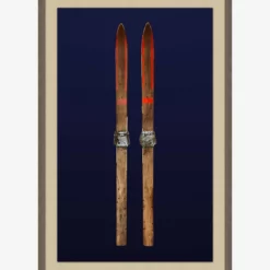 Antique Navy Skis I