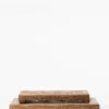 Mango Wood Rectangular Pedestal -US Home Decoration Sales Store MangoWoodRectangularPedestal MKTN0512 BWN S D1