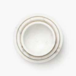 Marble Nesting Bowls (Set Of 3) -US Home Decoration Sales Store MarbleNestingBowls Setof3 MBTH0239 MRB SET3 D1