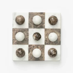 Marble Tic-Tac-Toe Board