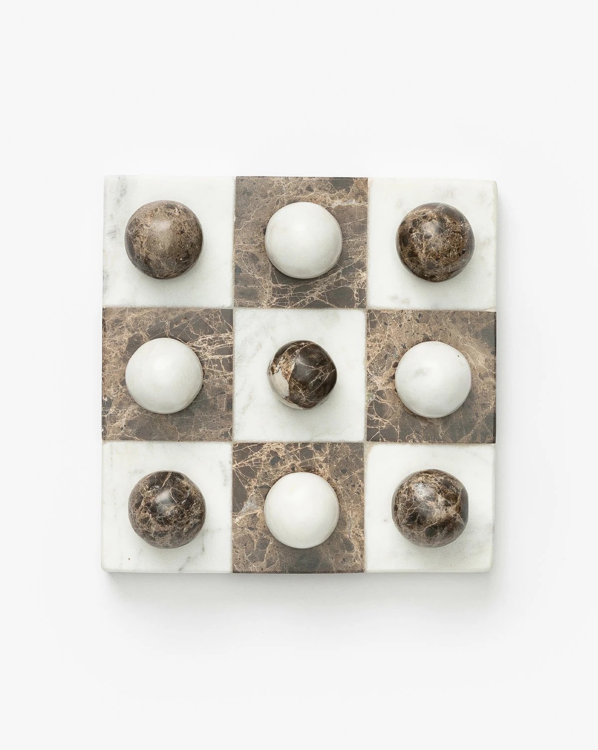 Marble Tic-Tac-Toe Board 3 Marble Tic-Tac-Toe Board