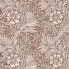 Morris & Co. X McGee & Co. Marigold Umber Wallpaper -US Home Decoration Sales Store MarigoldUmberWallpaper MWDC0192 UMB DR