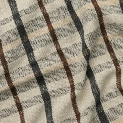 Bloomingville Plaid Tasseled Throw -US Home Decoration Sales Store PlaidTasseledThrow MBED0168 NAT OS D2