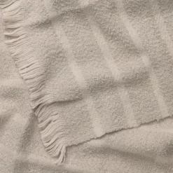 Quinlan Boucle Wool Throw -US Home Decoration Sales Store QuinlanBoucleWoolThrow MBED0206 GRY OS D2