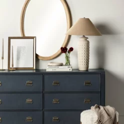 Reta Oval Wood Mirror -US Home Decoration Sales Store Reta