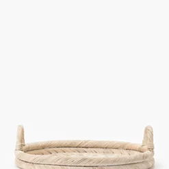 Round Wicker Tray -US Home Decoration Sales Store RoundWickerTray MDCR2285 CRM OS D1