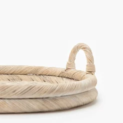 Round Wicker Tray -US Home Decoration Sales Store RoundWickerTray MDCR2285 CRM OS D2