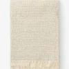 Stonewashed Waffle Cotton Throw